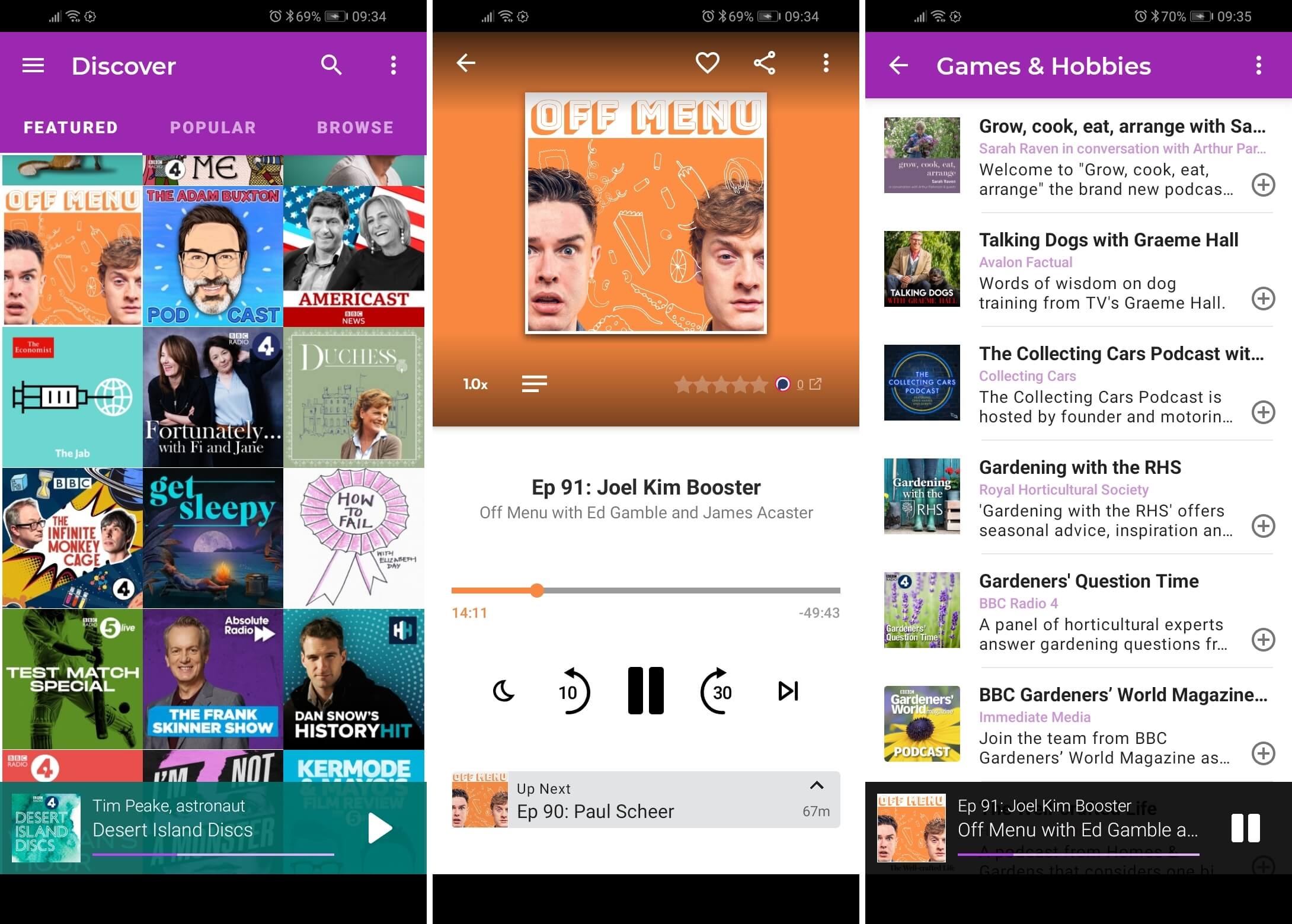 Best Free Android Apps: Podcast Guru - simple podcast player - LinuxLinks