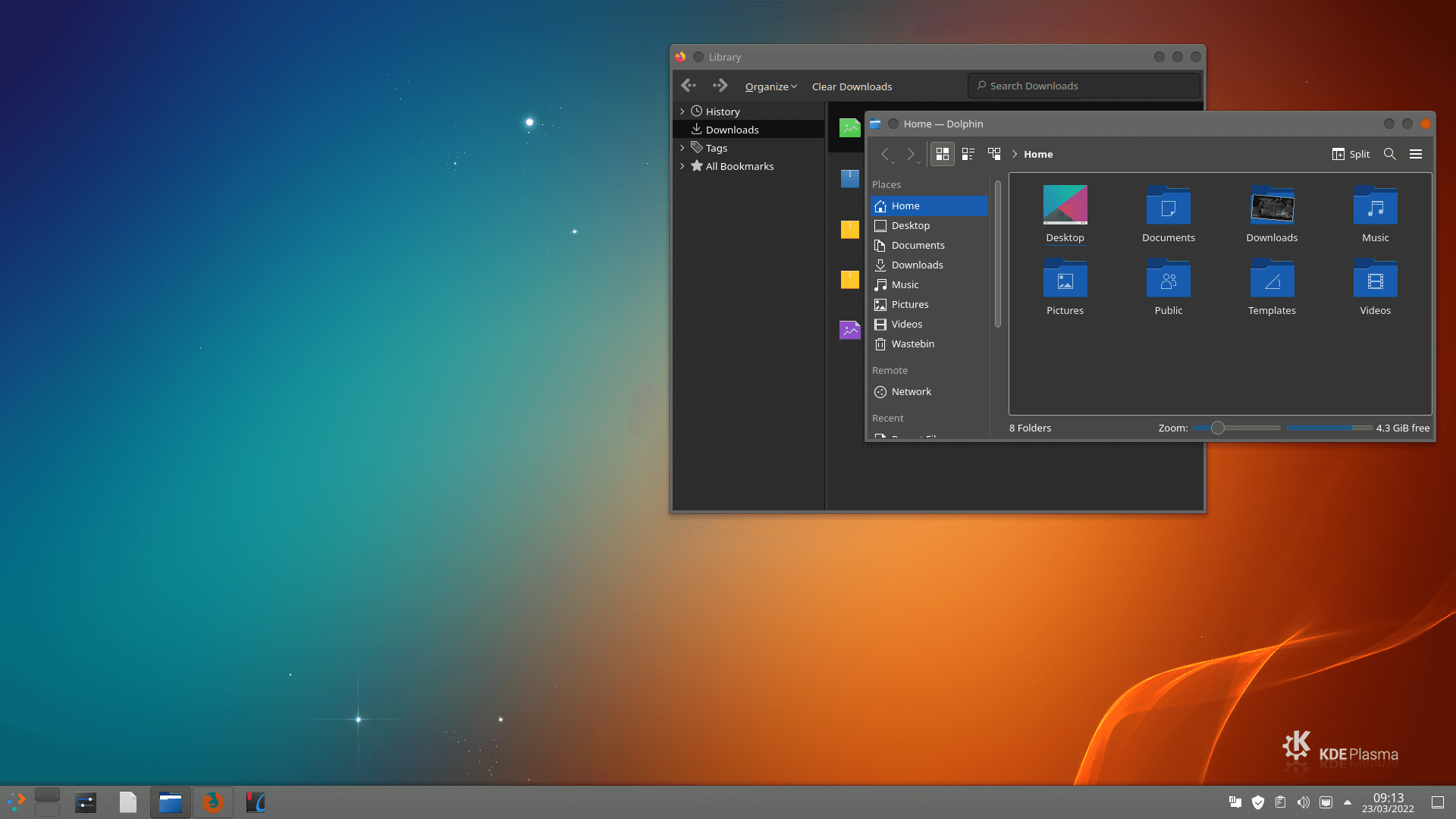 KDE Themes: Pro Dark