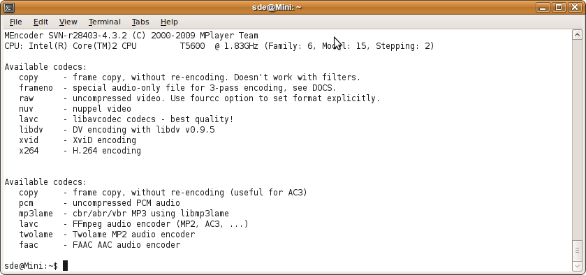 Mencoder