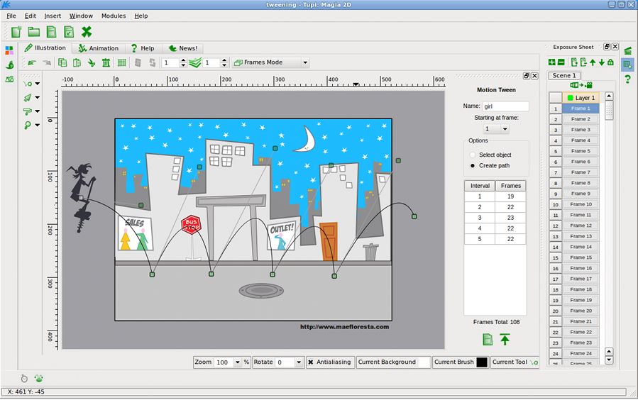 Tupitube Desk 2d Animation Tool For Desktop Environments Linuxlinks