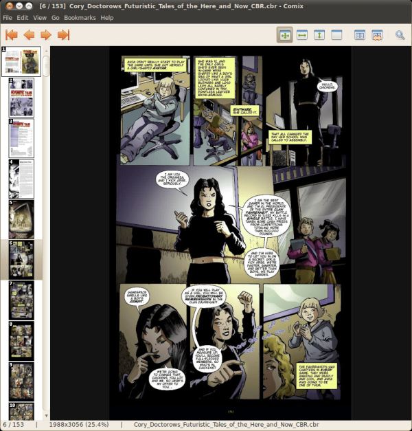 Comix - specifically designed to handle comic books - LinuxLinks