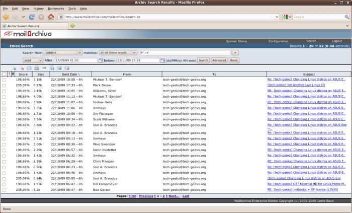 MailArchiva