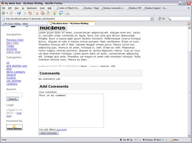 Nucleus CMS