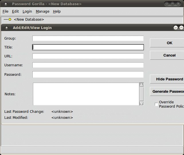 Password Gorilla