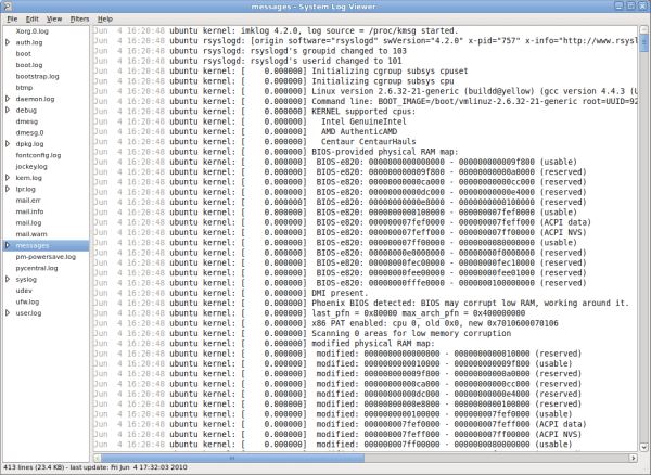 SystemLogViewer