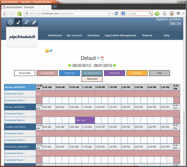 Booked - web-based reservation and scheduling system - LinuxLinks