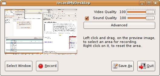 recordMyDesktop