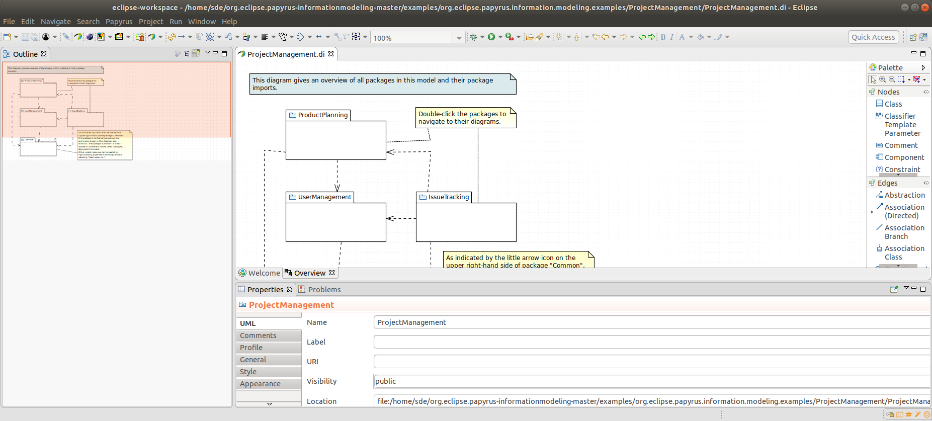 Eclipse Papyrus Edit models based on UML and related languages