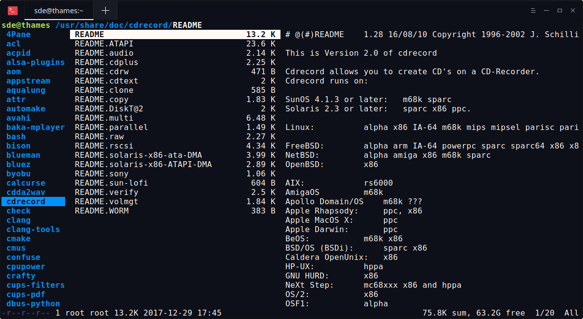 Файл linux. Ranger файловый менеджер. Ranger файловый менеджер Linux. Консольный менеджер пакетов Linux. Файловый менеджер в консоли с++