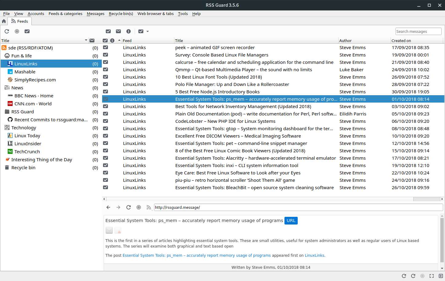 RSS Guard 4.4.0 download the new for android RSS Guard 4.4.0 download the new for android