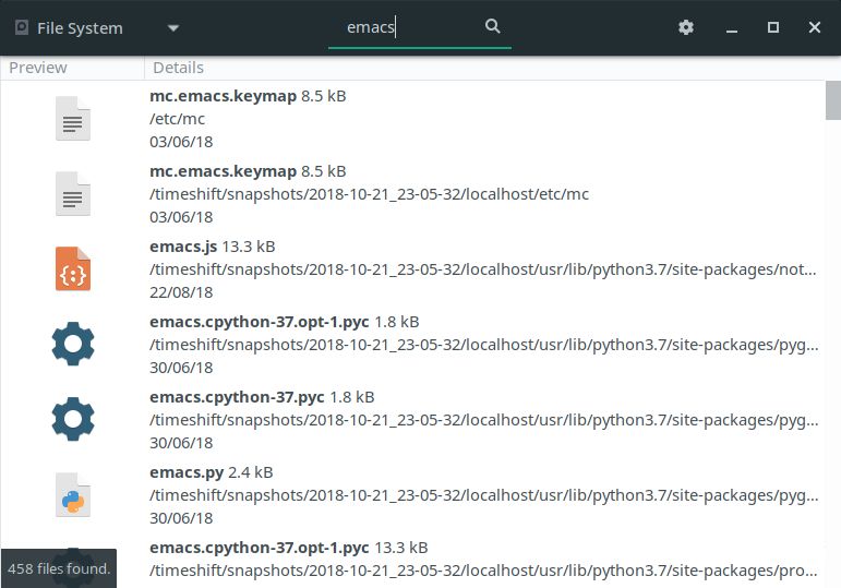 Catfish emacs