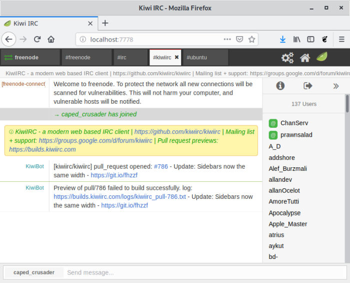 Kiwi IRC