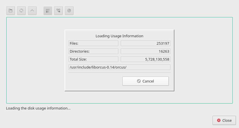 Krusader-Disk-Usage-Running