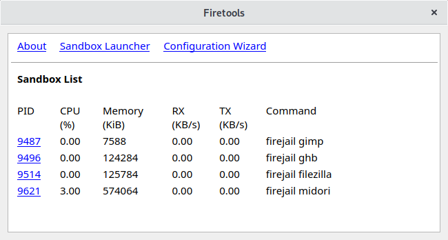 Firetools-Sandbox-List