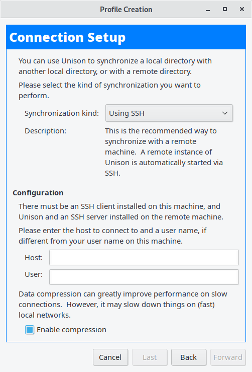 Unison-Connection-Setup