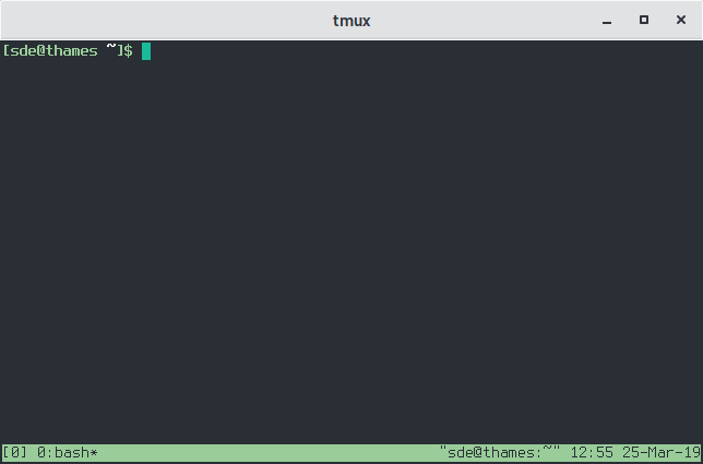 tmux-start-screen