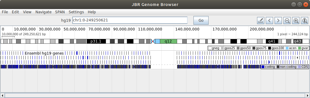 JBR Genome Browser