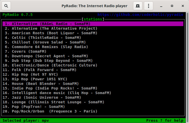 PyRadio