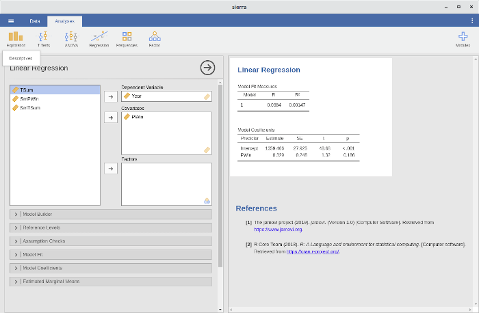 Jamovi Free Open Source Statistical Software Linuxlinks