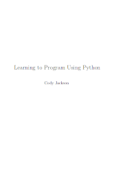 Learn to Program Using Python