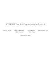 Practical Programming in Python