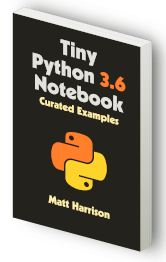 Tiny Python 3.6 Notebook