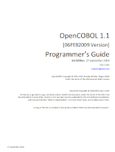 OpenCOBOL 1.1 Programmer's Guide