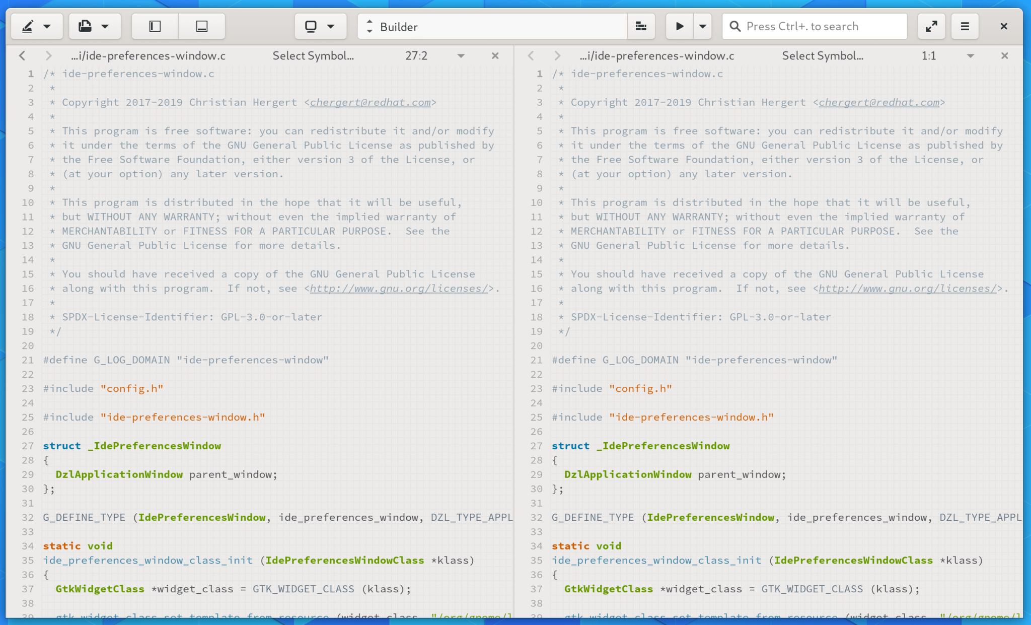 Builder - IDE for GNOME - LinuxLinks