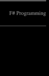 F# Programming