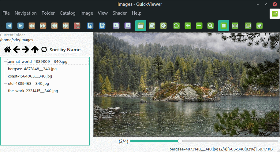 QuickViewer - graphic image viewer for comfortable browsing of many ...