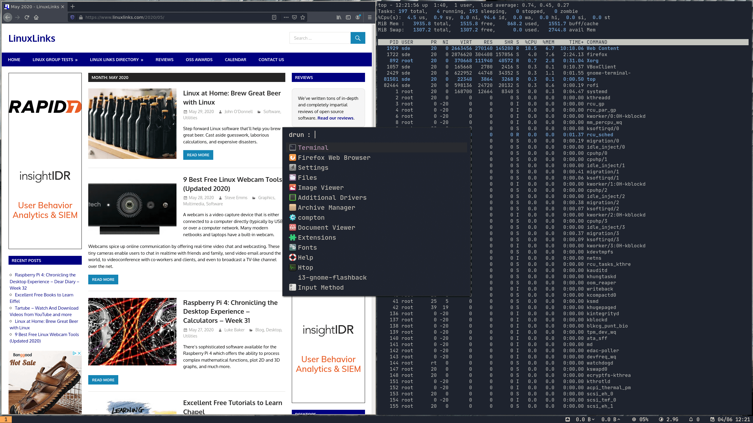 Regolith - Launch Application