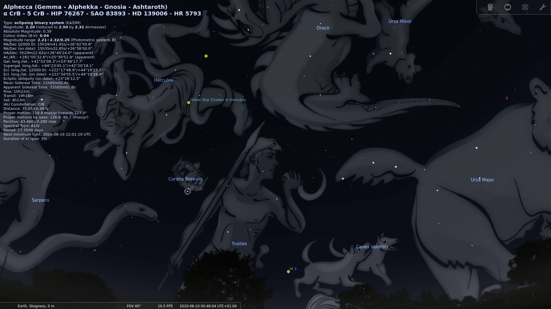 AWOW AK41 - Stellarium - Constellation Art