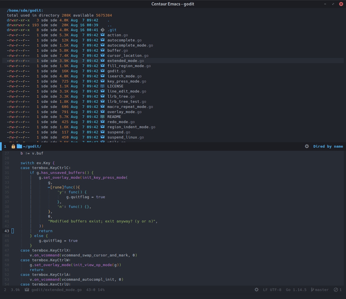 Centaur Emacs
