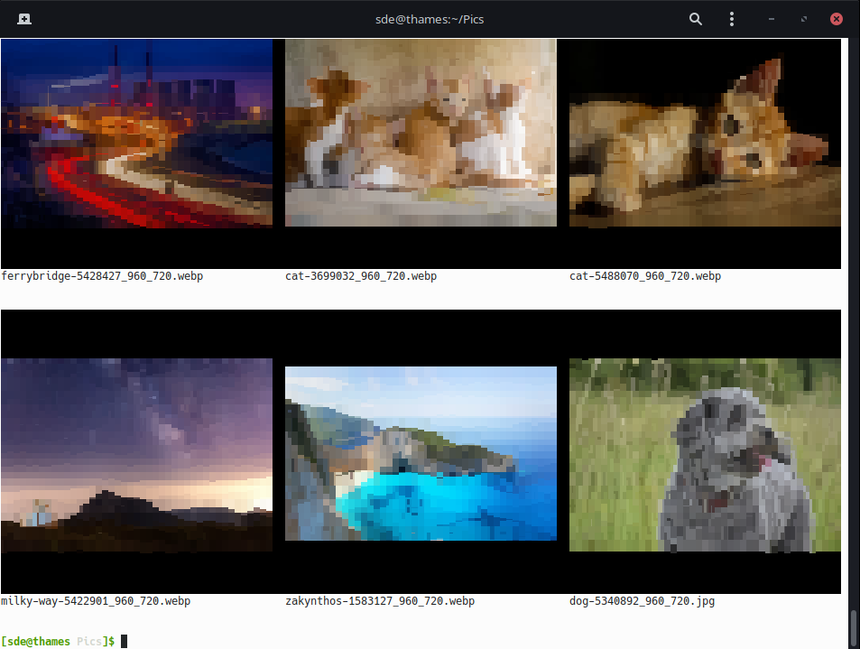 Terminal Image Viewer display images in a terminal Page 2 of 2