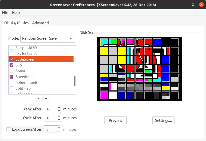 linux xscreensaver linux xscreensaver