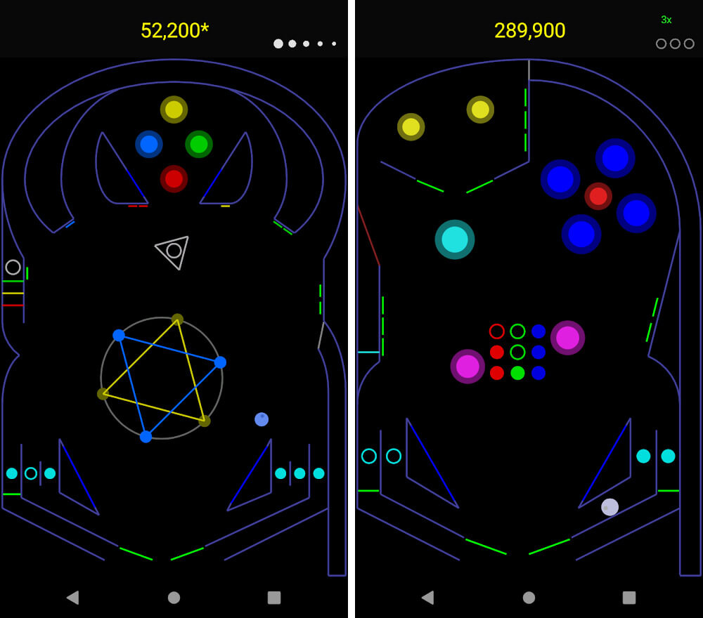 Best Free Android Apps Vector Pinball Pinball Game Sporting Simple Vector Graphics Linuxlinks