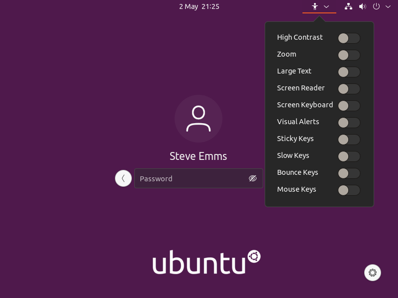 Ubuntu - Accessibility