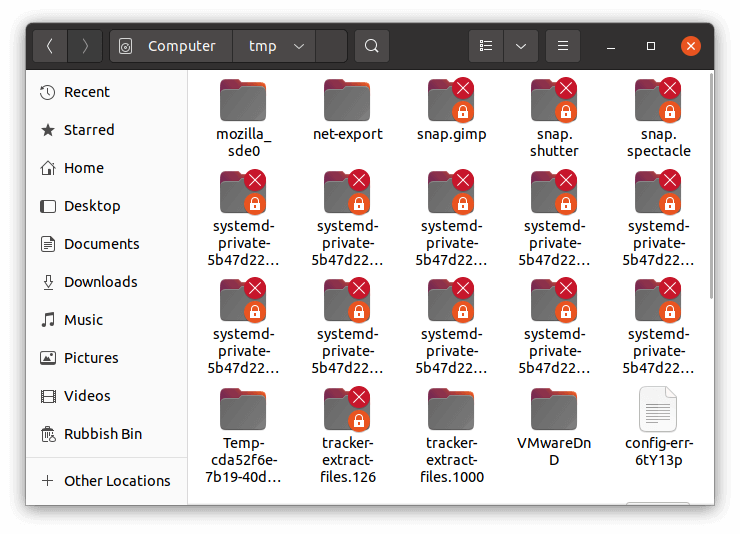 Linux for Starters - File System - tmp