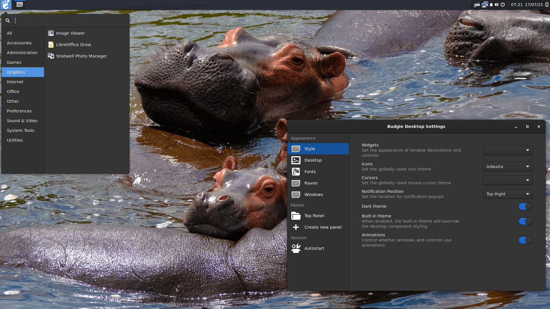 Linux for Starters - Budgie Desktop