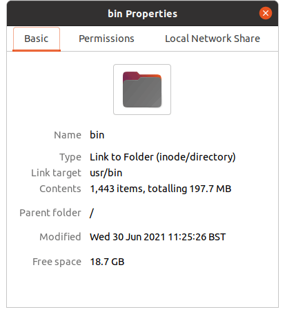 Linux for Starters - File System - bin properties