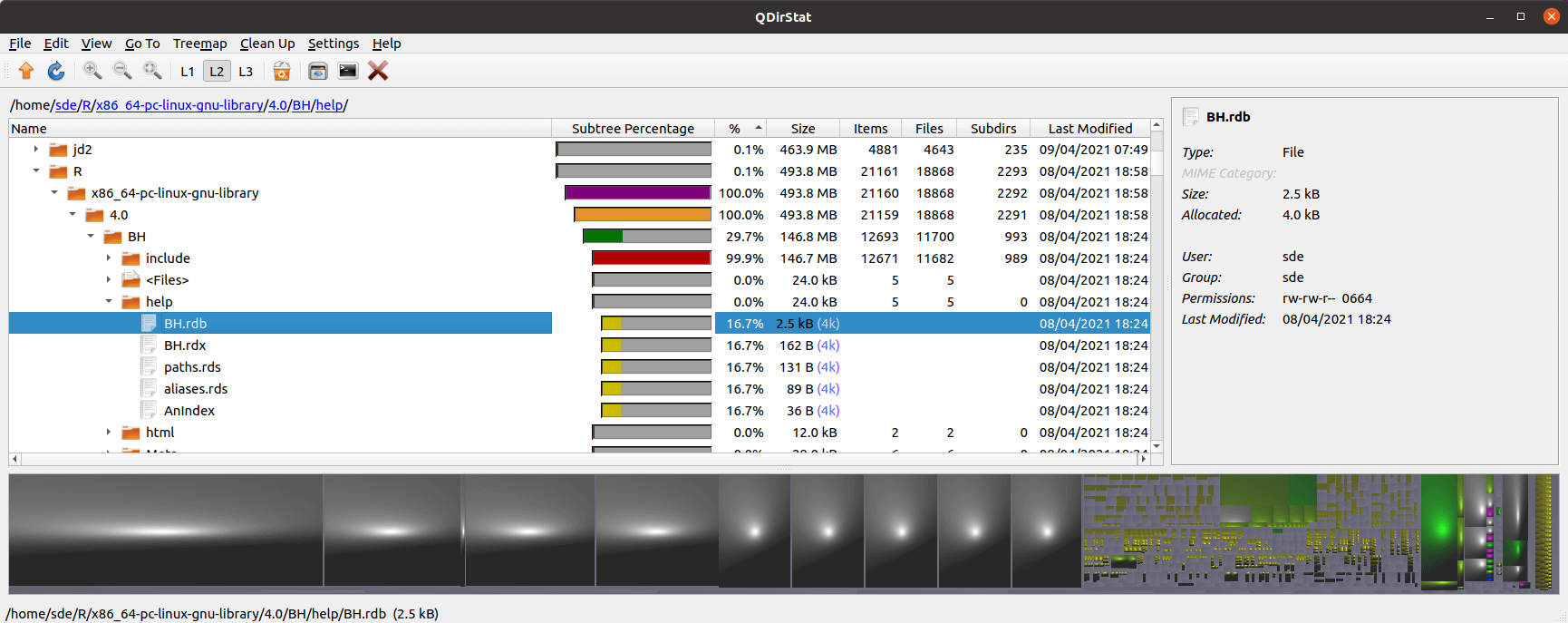 Linux for Starters - QDirStat