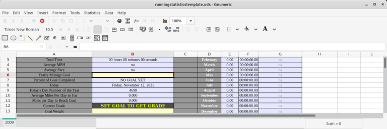 Gnumeric - the Gnumeric spreadsheet - LinuxLinks