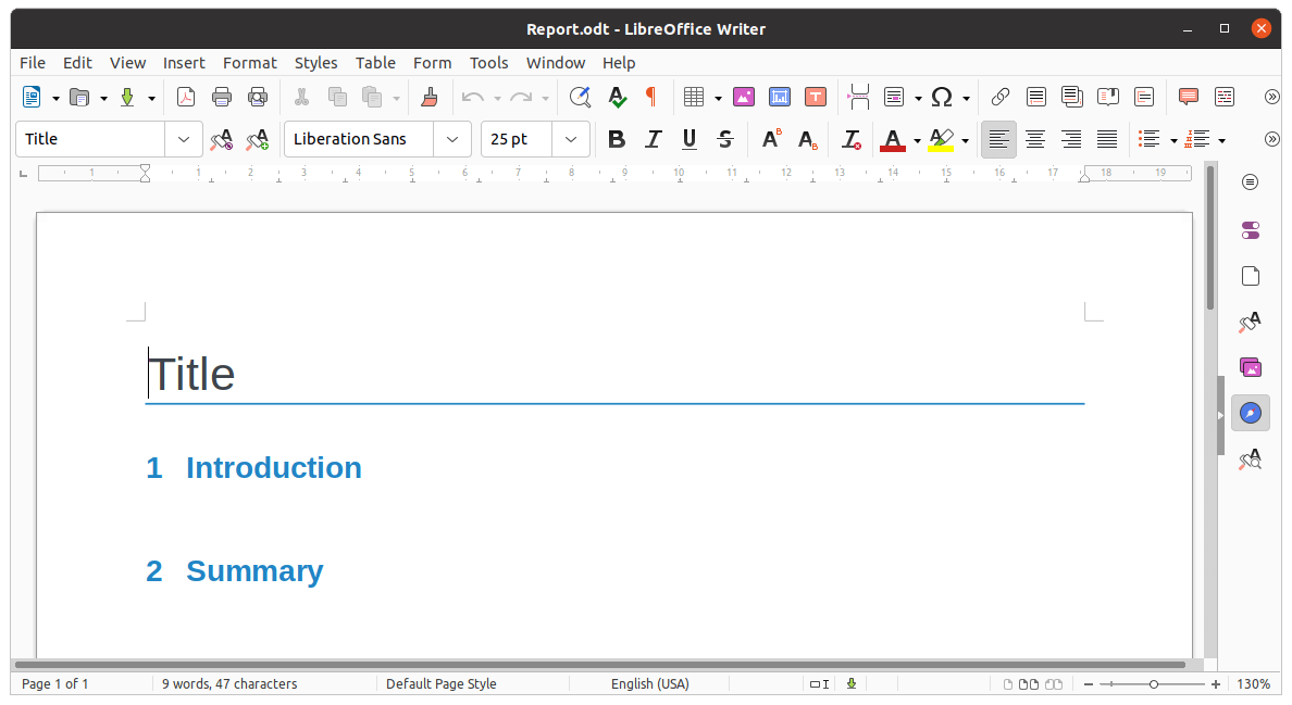 LibreOffice Writer