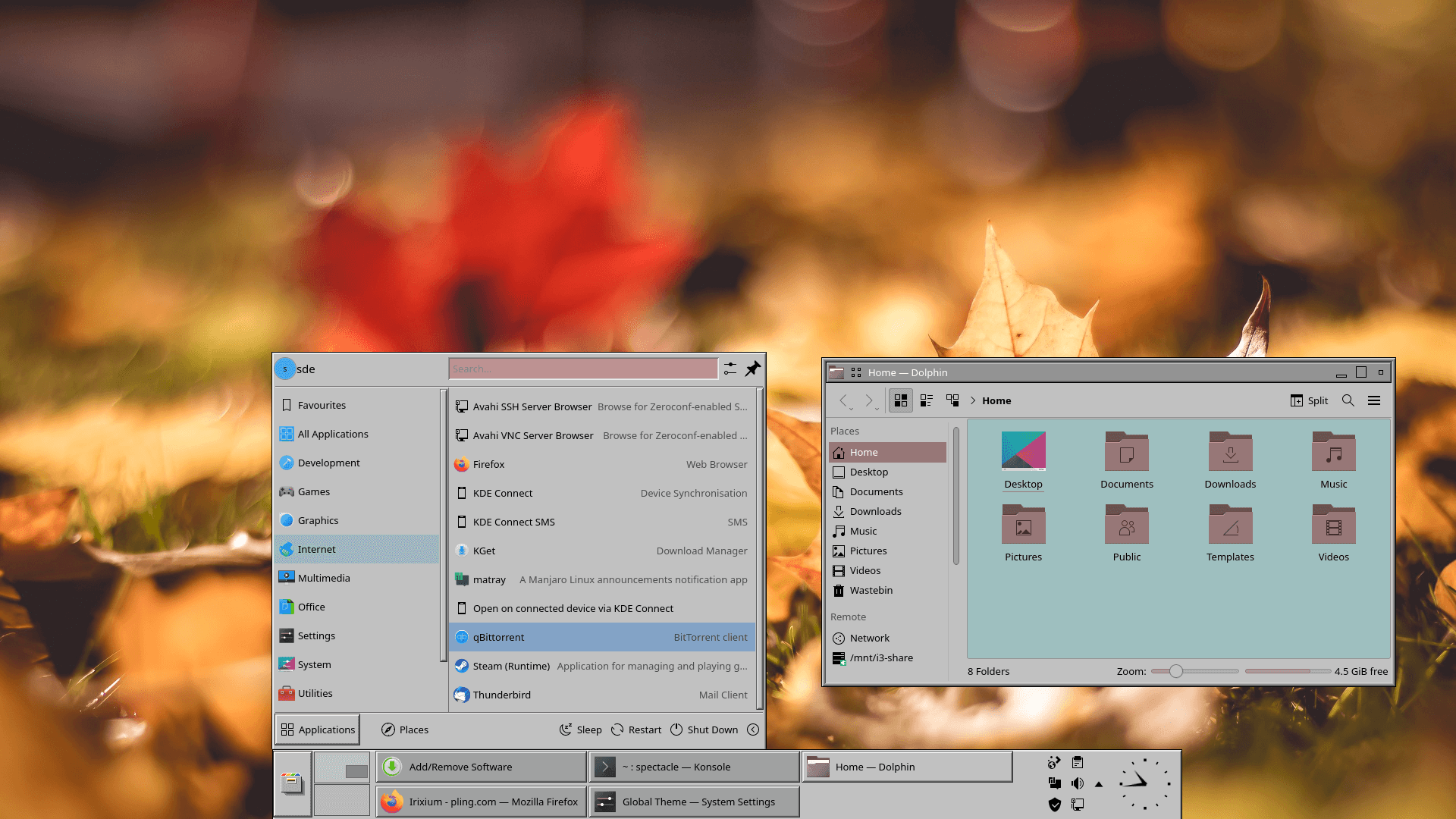 KDE Themes: Irixium