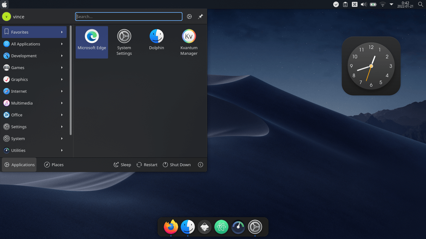 KDE Themes: McMojavae