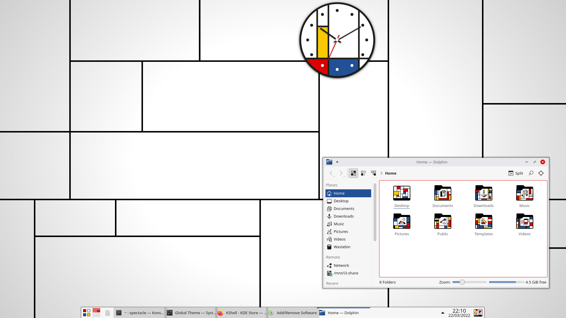 KDE Themes: Mondrian