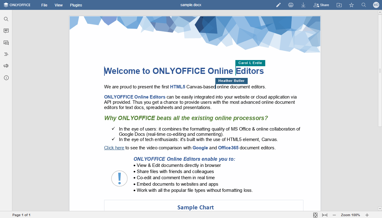 ONLYOFFICE Docs v7.2