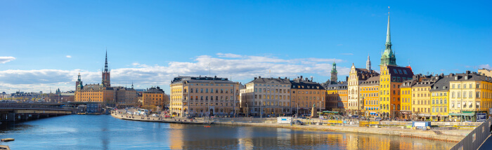 Panaramic view of Stockholm (Sweden)