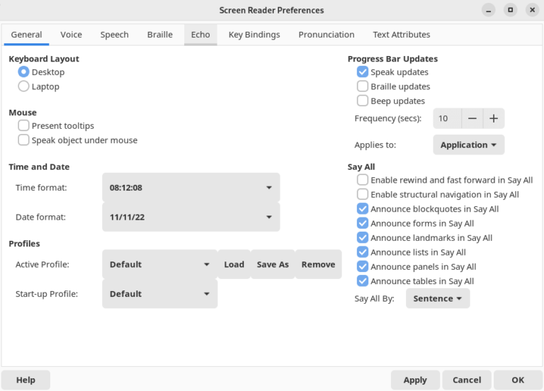 Orca Screen Reader - extensible screen reader - LinuxLinks