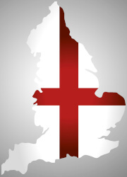 Map of England